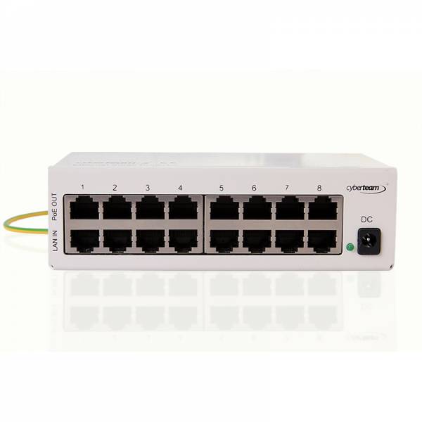 Ethernet apsauga nuo viršįtampių 8P PoE Desktop