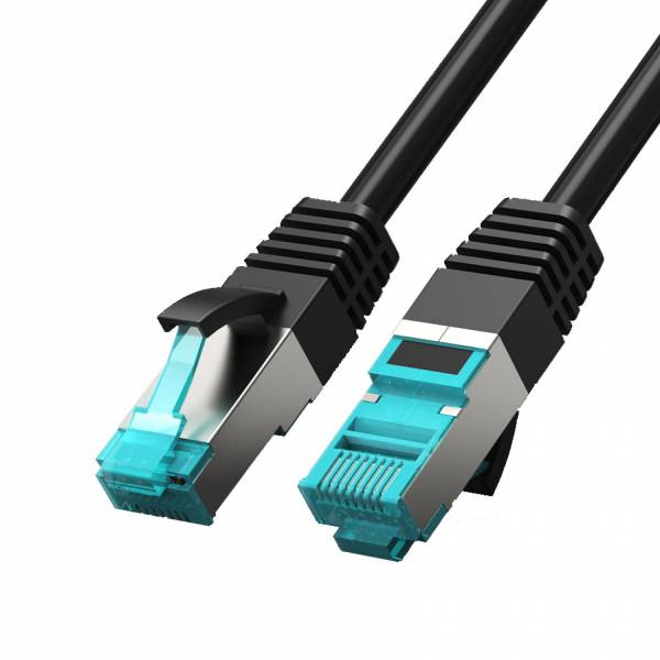 Patch kabelis FTP Cat5e 0.75 m juodas