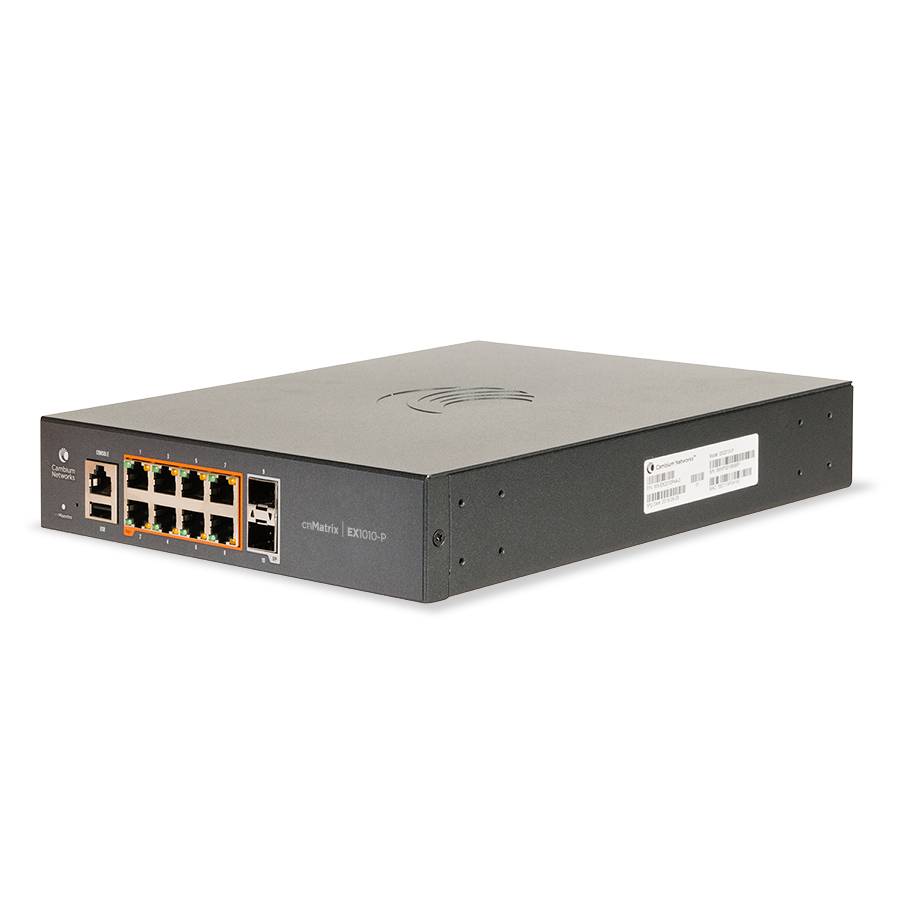 cnMatrix EX1010-P Intelligent Ethernet PoE+ Switch