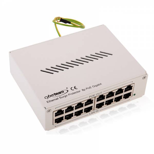 Ethernet apsauga nuo viršįtampių 8P PoE Desktop Gigabit